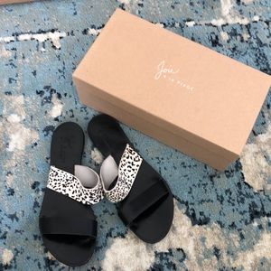 Joie a la Plage Sable Dot Sandal sz 38